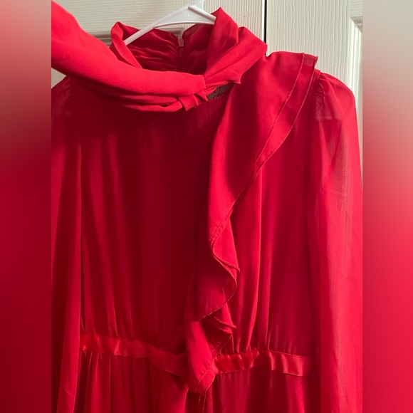 J Rosa Red Dress Size Small - Picture 4 of 15